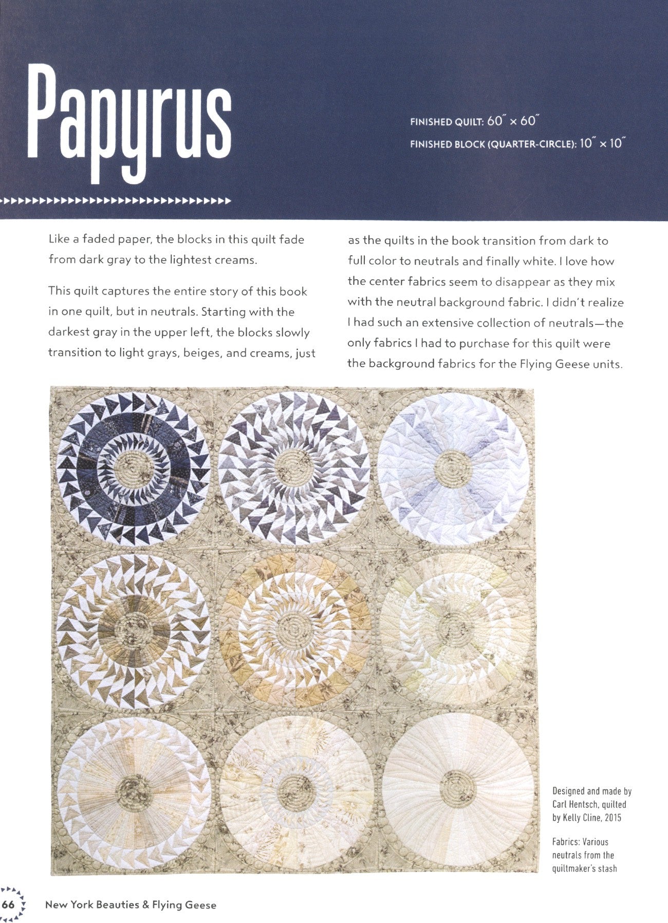 New York Beauties & Flying Geese # 11208 - Special Order