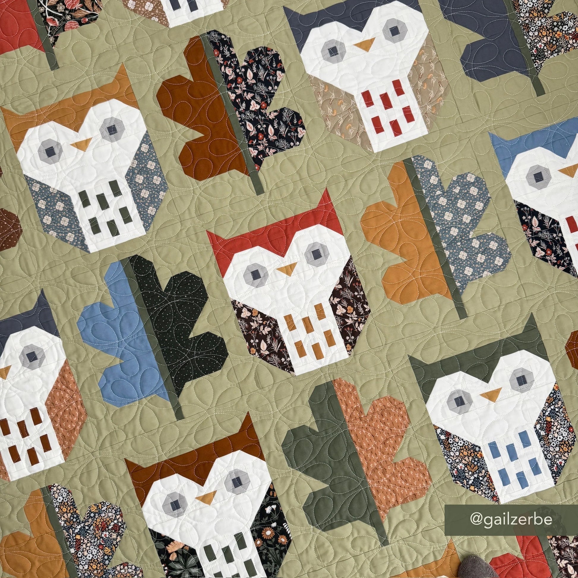 Night Owl Quilt Pattern by Pen + Paper Patterns
