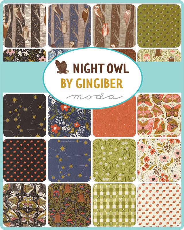 Night Owl by Gingiber : Charm Pack