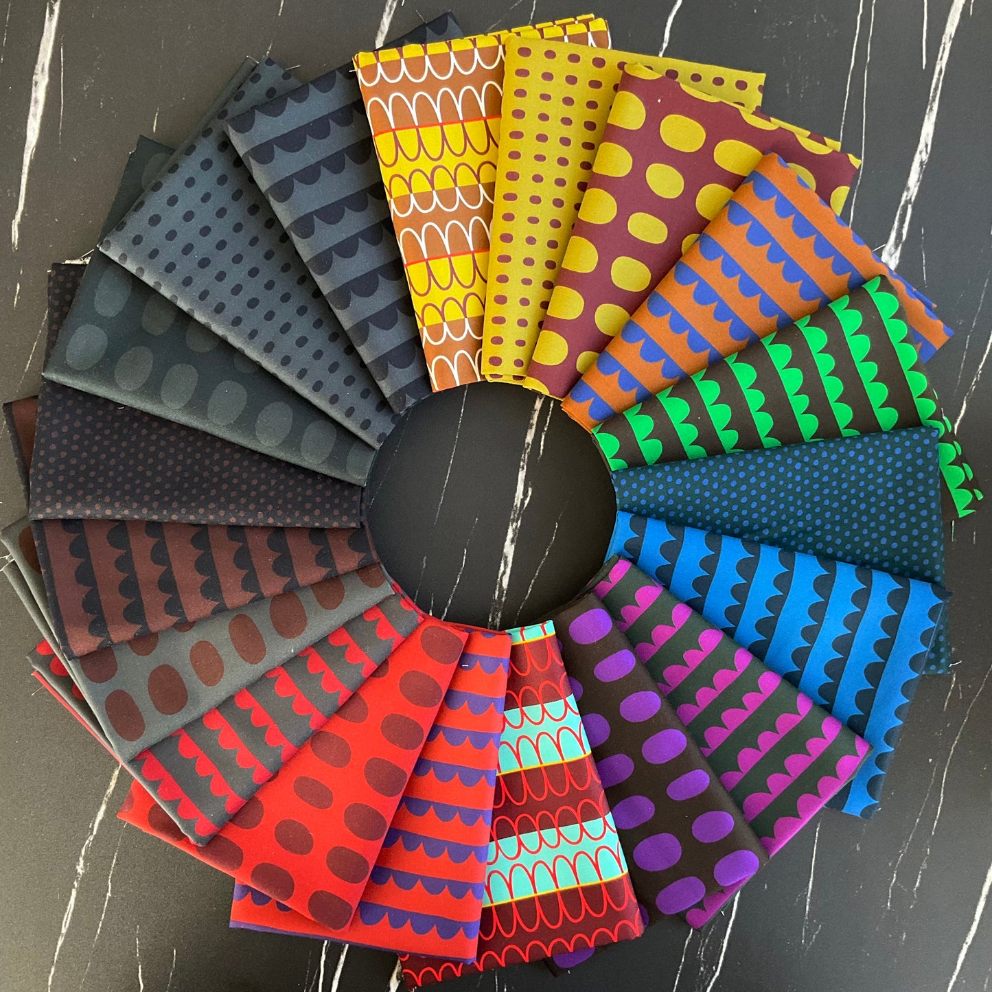 Night Rainbow by Deborah Fisher : Fabric Bundles