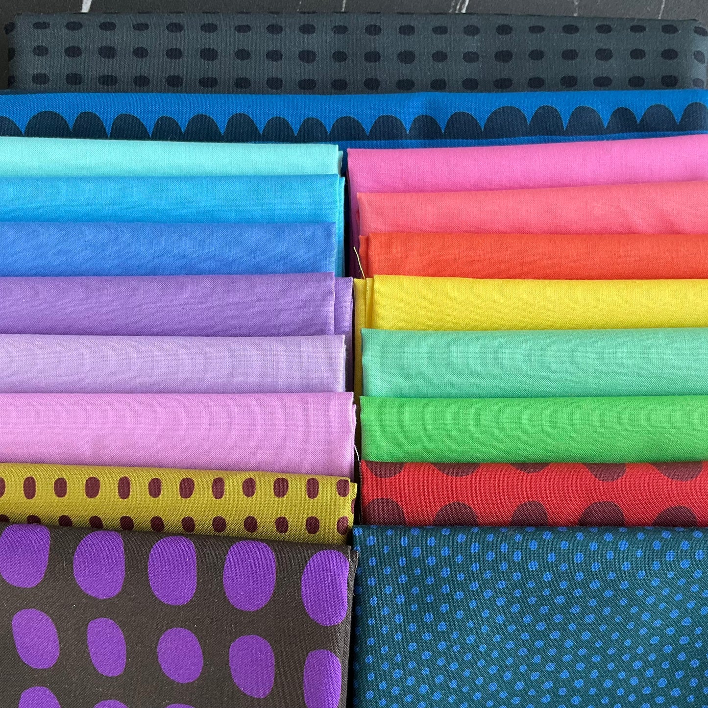 Night Rainbow by Deborah Fisher : Rainbow Spash Quilt Kit