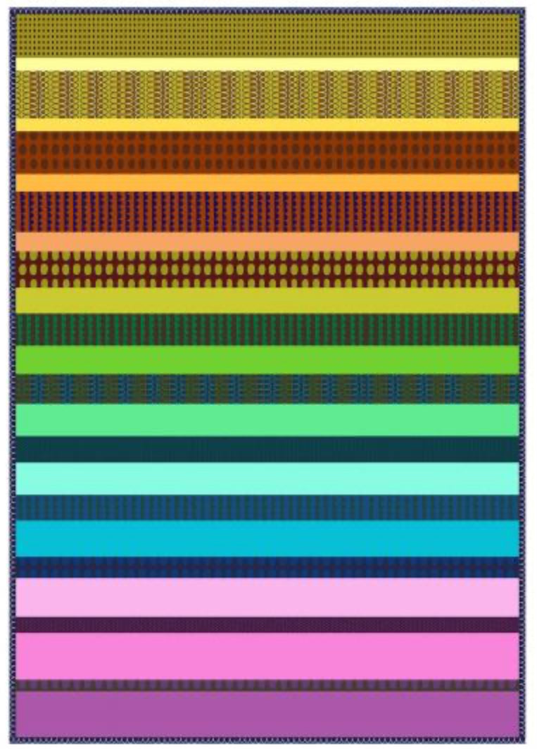 Night Rainbow by Deborah Fisher : Rainbow Stratum Quilt Kit - 1 Left!