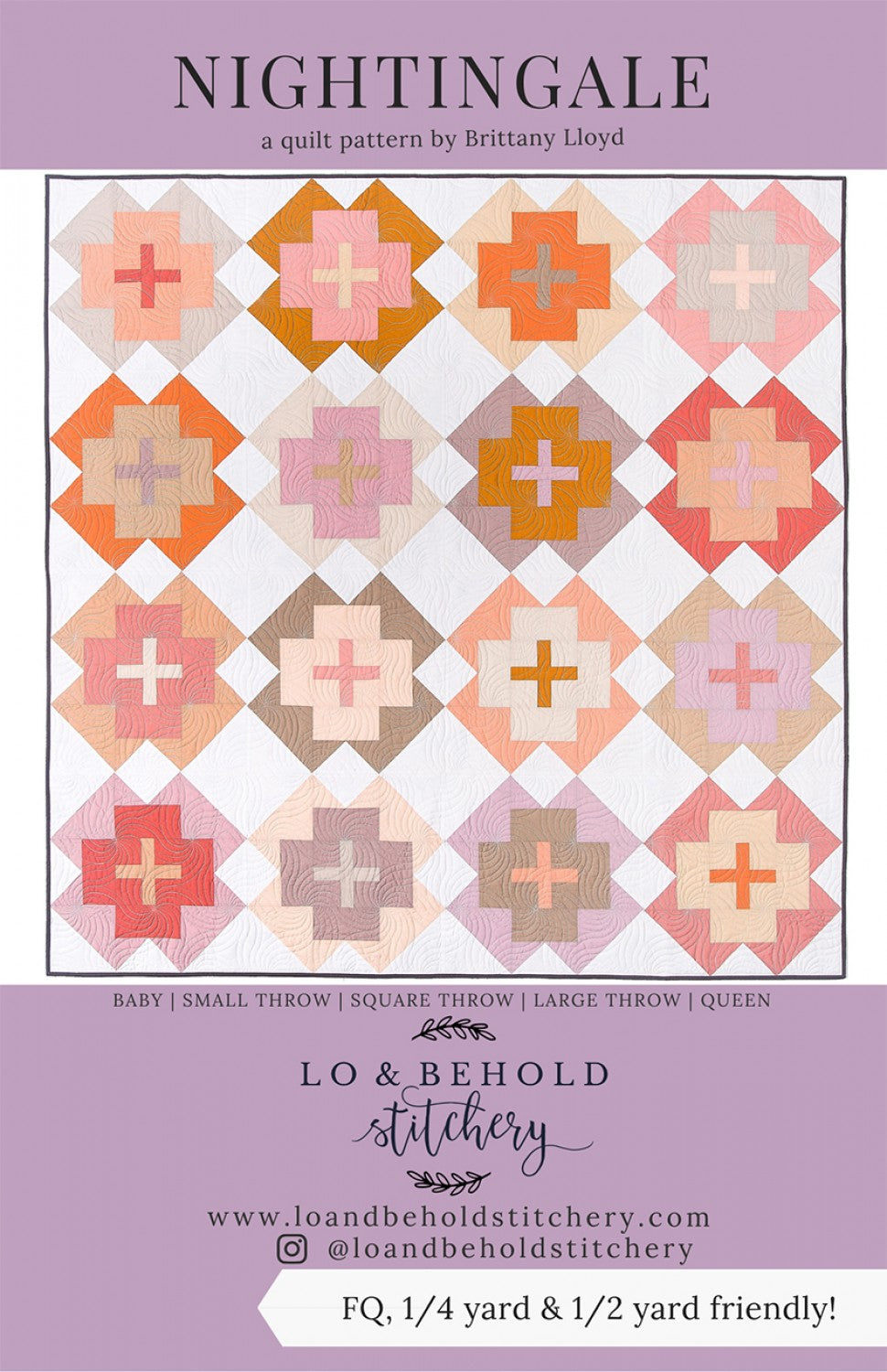Nightingale Quilt Pattern by Lo & Behold Stitchery