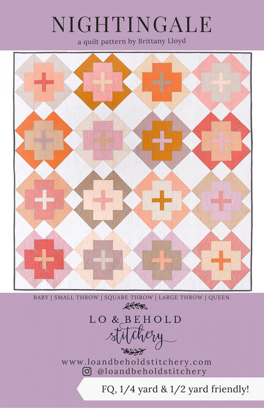 Nightingale Quilt Pattern by Lo & Behold Stitchery