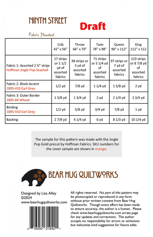 Ninth Street # BHQ-294 - Special Order