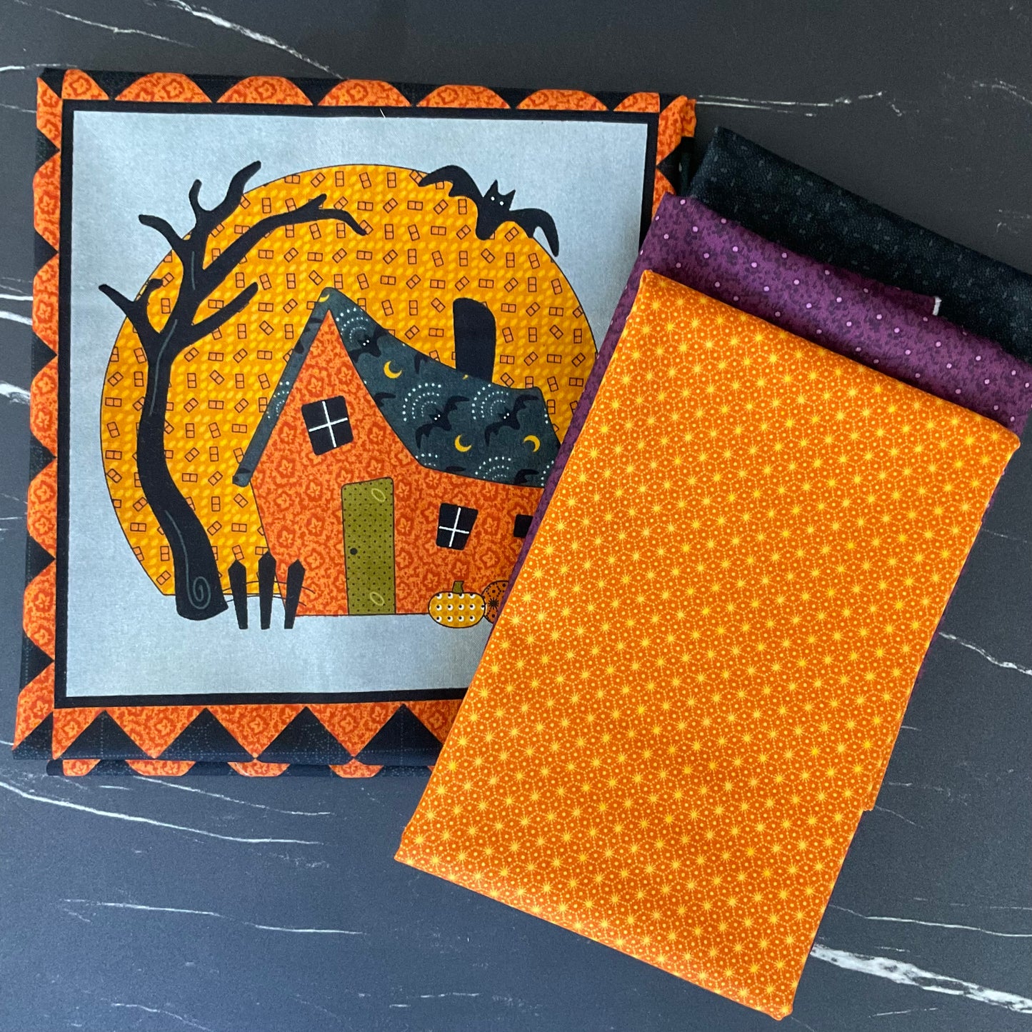 No Tricks, Just Treats by Hannah West ~ Ahoy Quilt Kit - 1 Left!