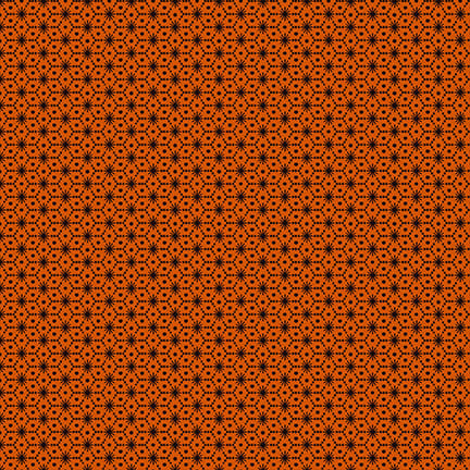No Tricks, Just Treats by Hannah West: Hex Star Orange/Black 1334-39