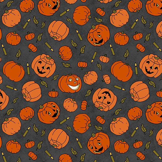 No Tricks, Just Treats by Hannah West: Pumpkins Gray 1328-93