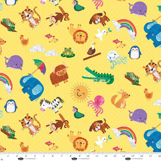 Noah and Friends by Lindsey Sagar : Book Panel Quilt Kit