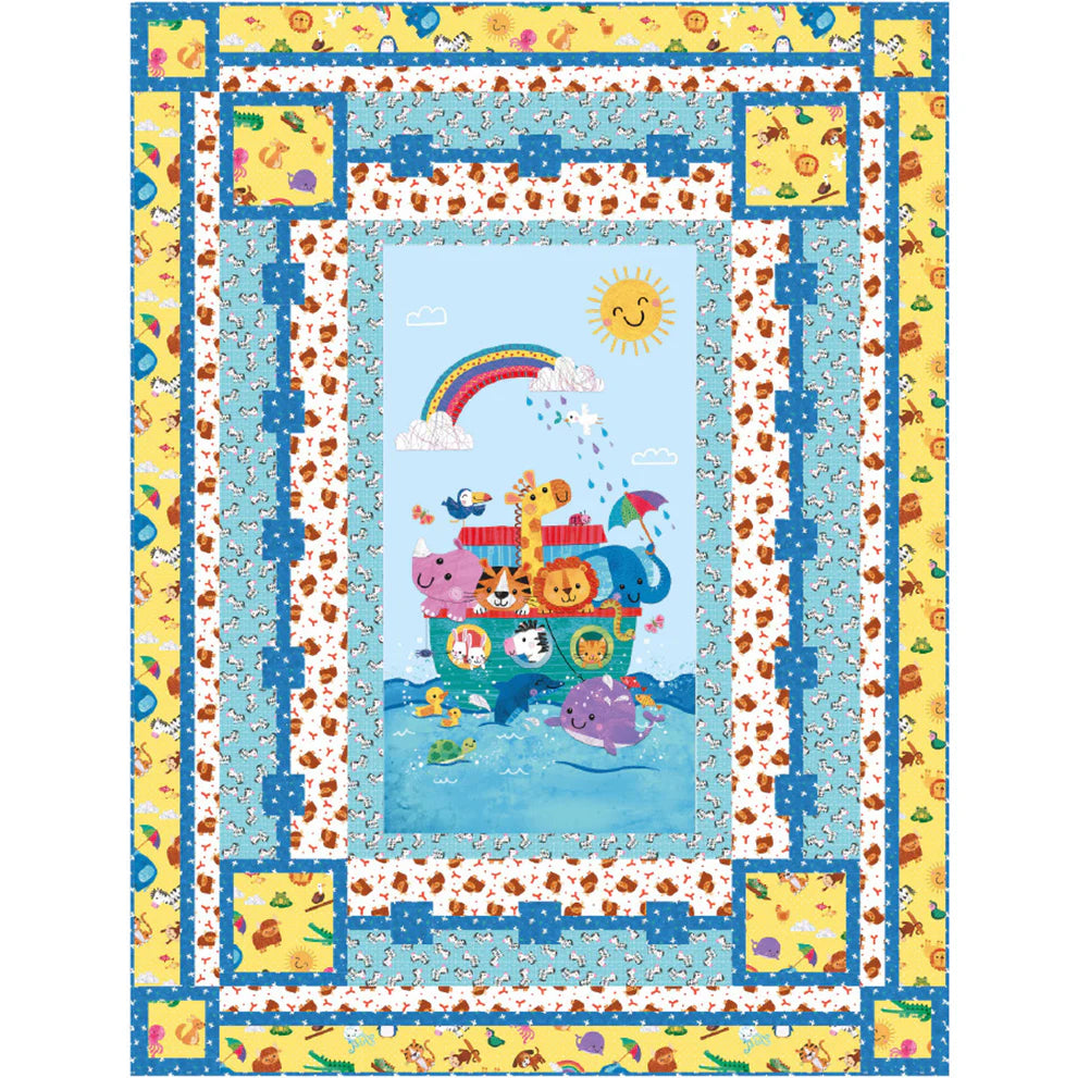 Noah and Friends by Lindsey Sagar : Celestial Window Quilt Reference
