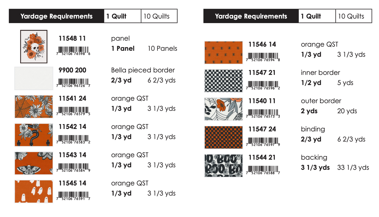 Noir by Alli K Designs - Quilt Kit