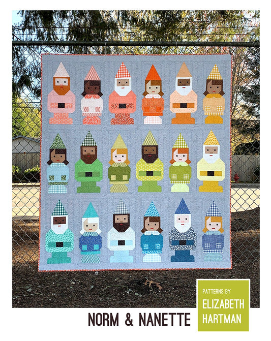 Norm and Nanette Quilt Pattern by Elizabeth Hartman