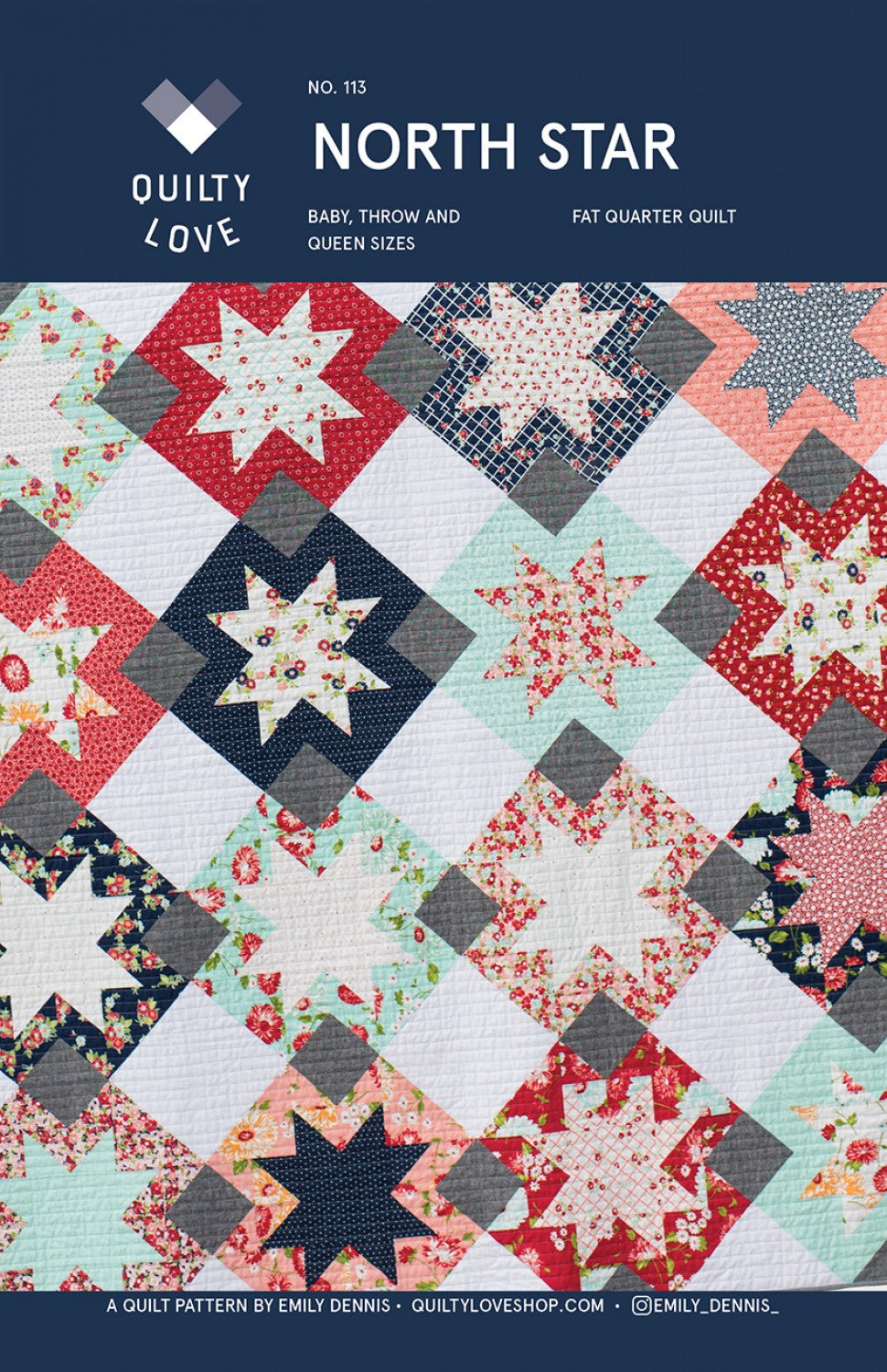 North Star Quilt Pattern by Quilty Love – Modern Quilt Co.