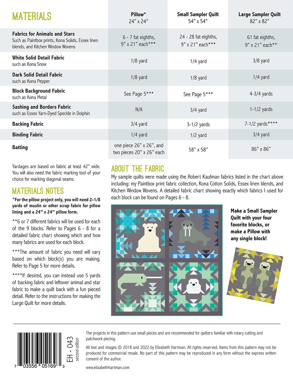 North Stars Quilt Pattern by Elizabeth Hartman