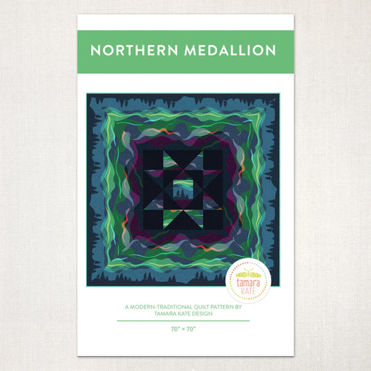 Northern Medallion Quilt Pattern by Tamara Kate