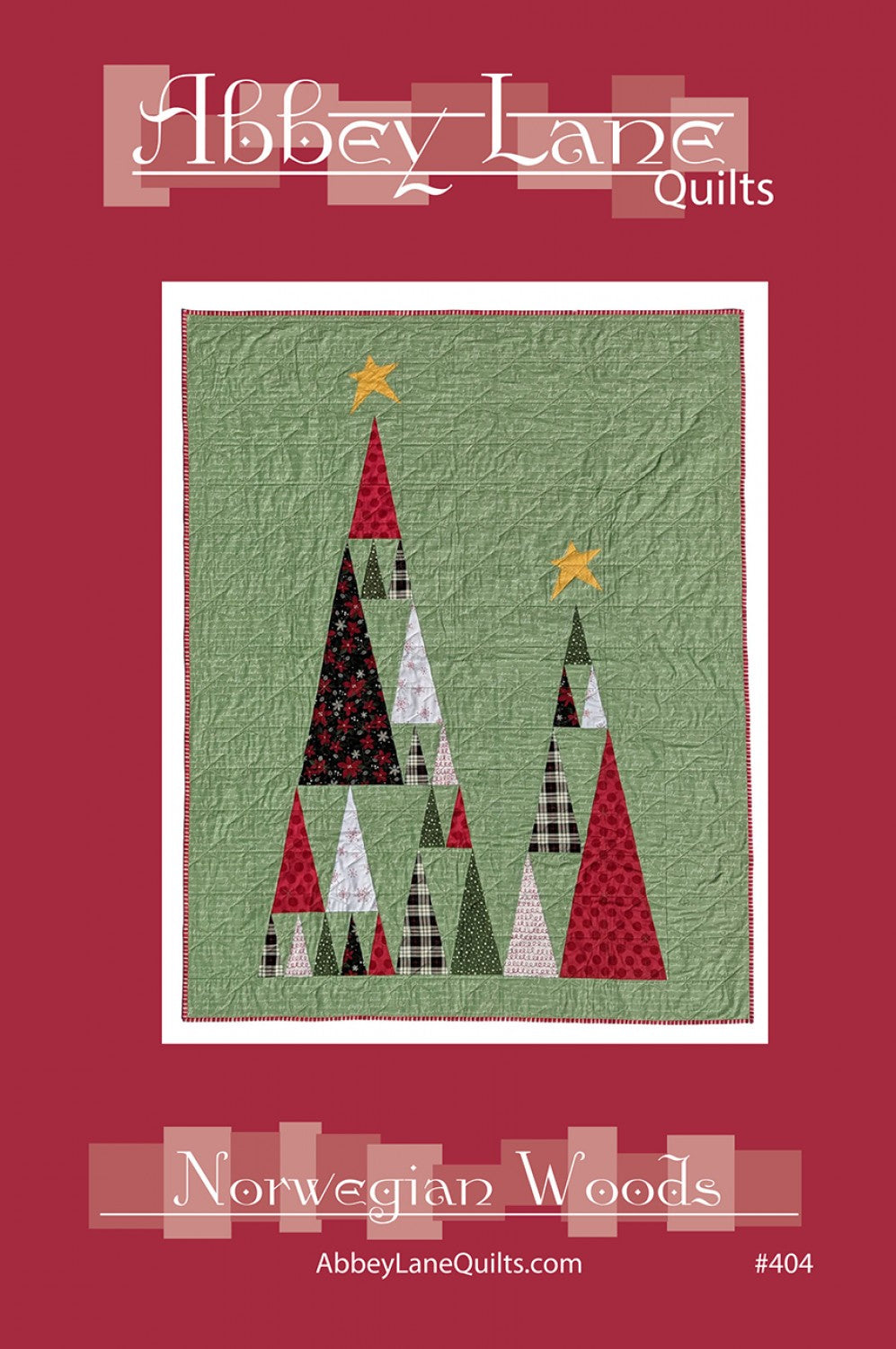 Norwegian Woods Applique Quilt Pattern by Abbey Lane Quilts