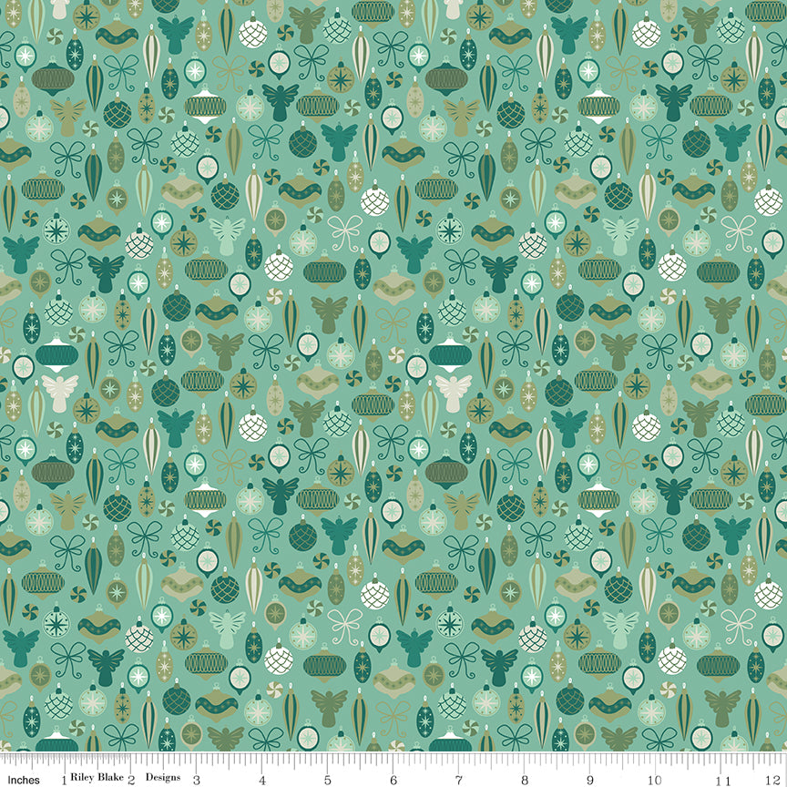 Nutcracker Tradition by Jennifer Long : Adorn the Tree Spearmint C17674-SPEARMINT