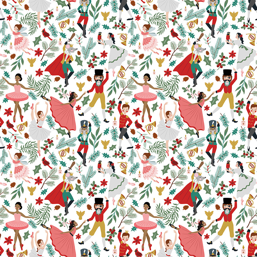 Nutcracker Tradition by Jennifer Long : Fabric Bundles Including Panel