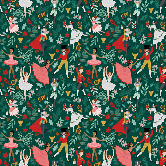 Nutcracker Tradition by Jennifer Long : Fabric Bundles Including Panel