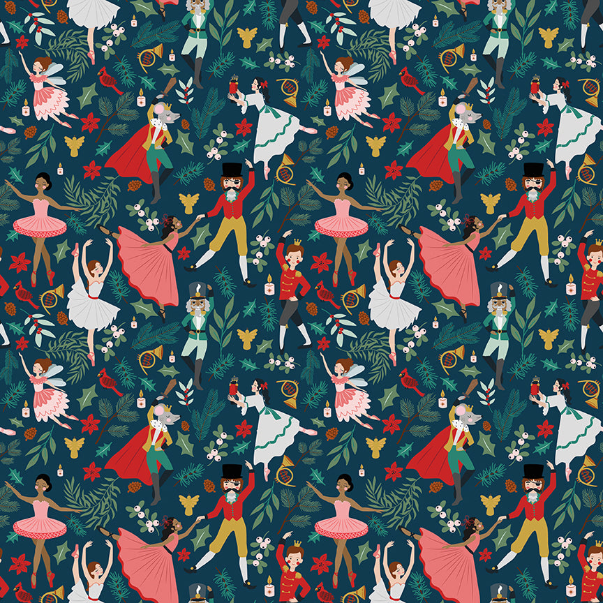 Nutcracker Tradition by Jennifer Long : Fabric Bundles Including Panel