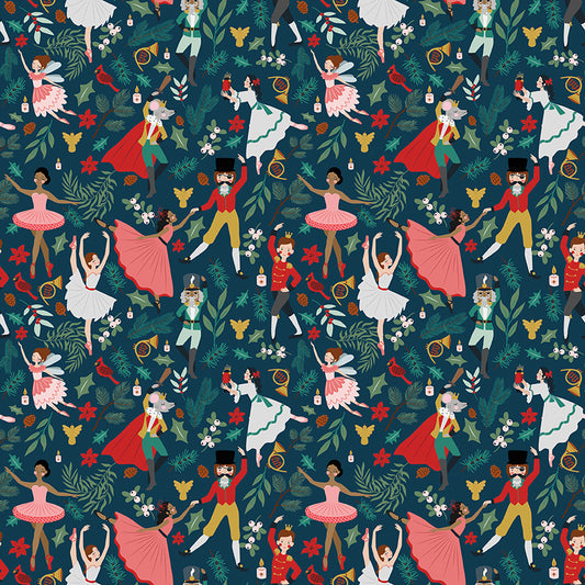 Nutcracker Tradition by Jennifer Long : Fabric Bundles Including Panel