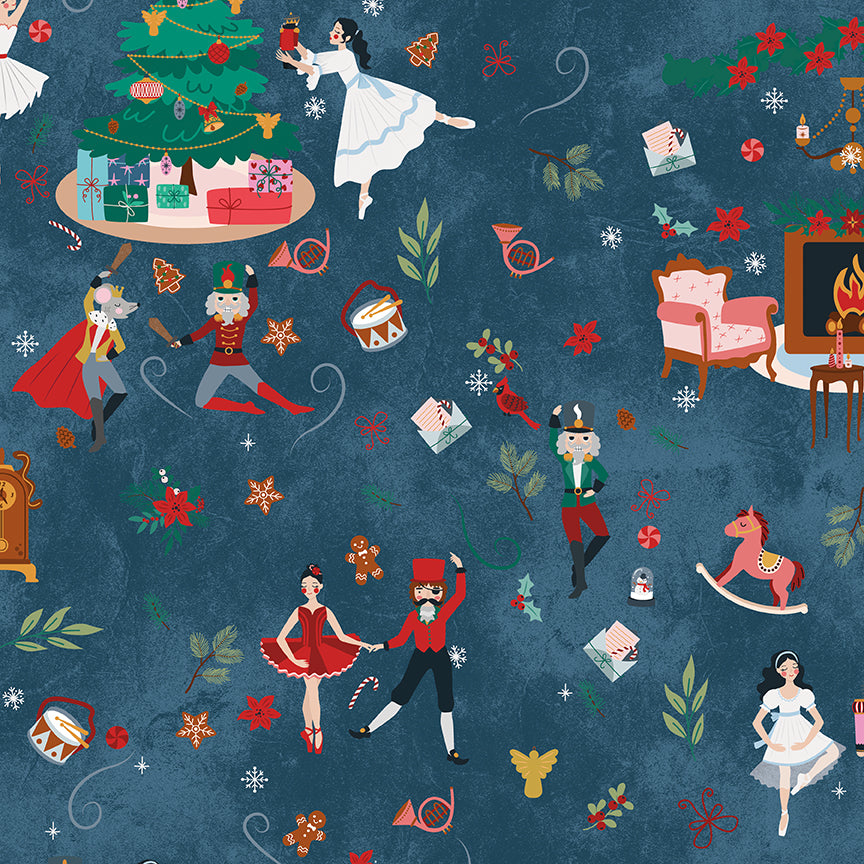 Nutcracker Tradition by Jennifer Long : Fabric Bundles Including Panel