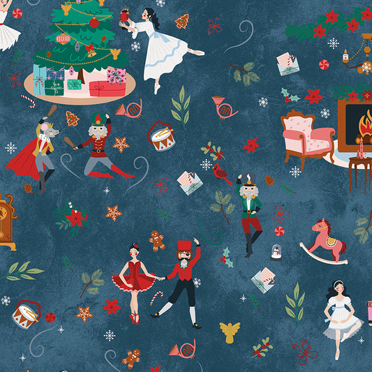 Nutcracker Tradition by Jennifer Long : Fabric Bundles Including Panel