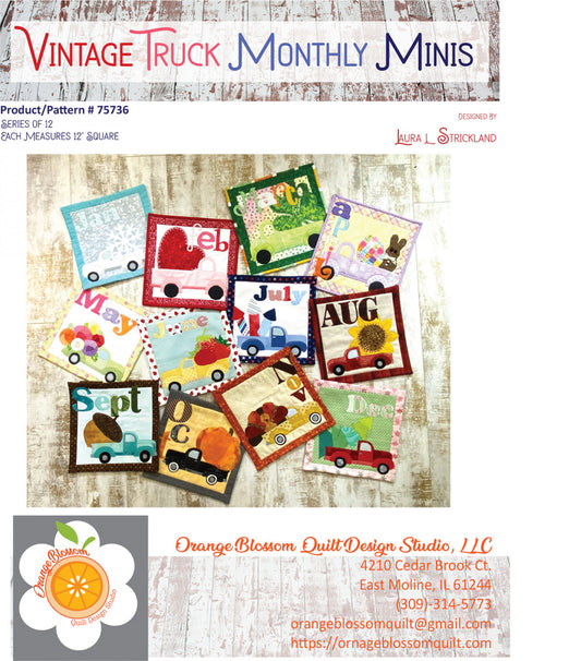 Vintage Truck Monthly Minis # OBQDS-75736 - Special Order