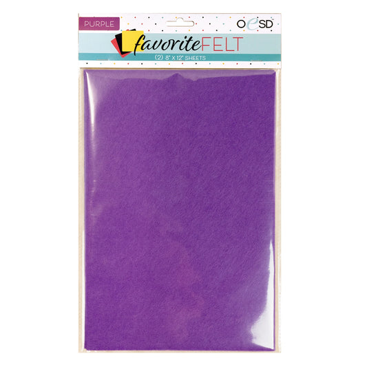 OESD Favorite Felt Purple 2pk # FELTPURPLE - Special Order