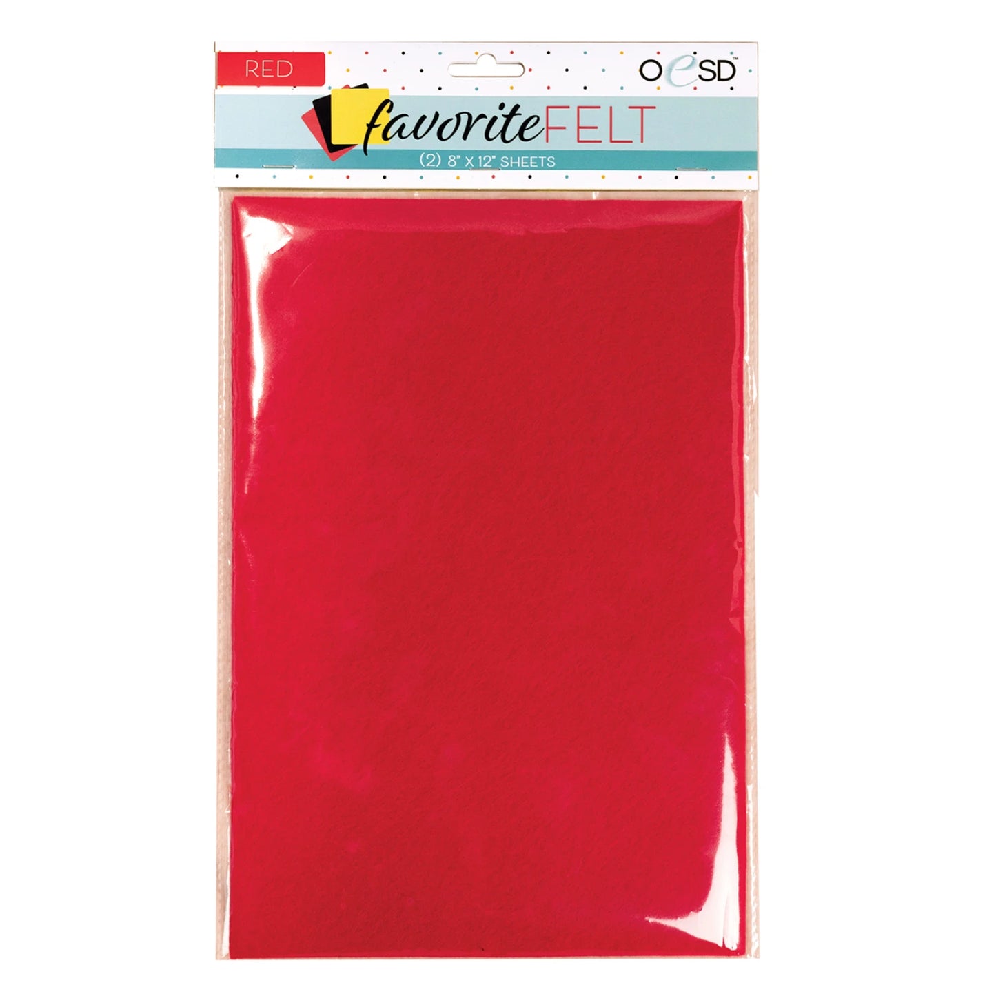 OESD Favorite Felt Red 2pk # FELTRED - Special Order