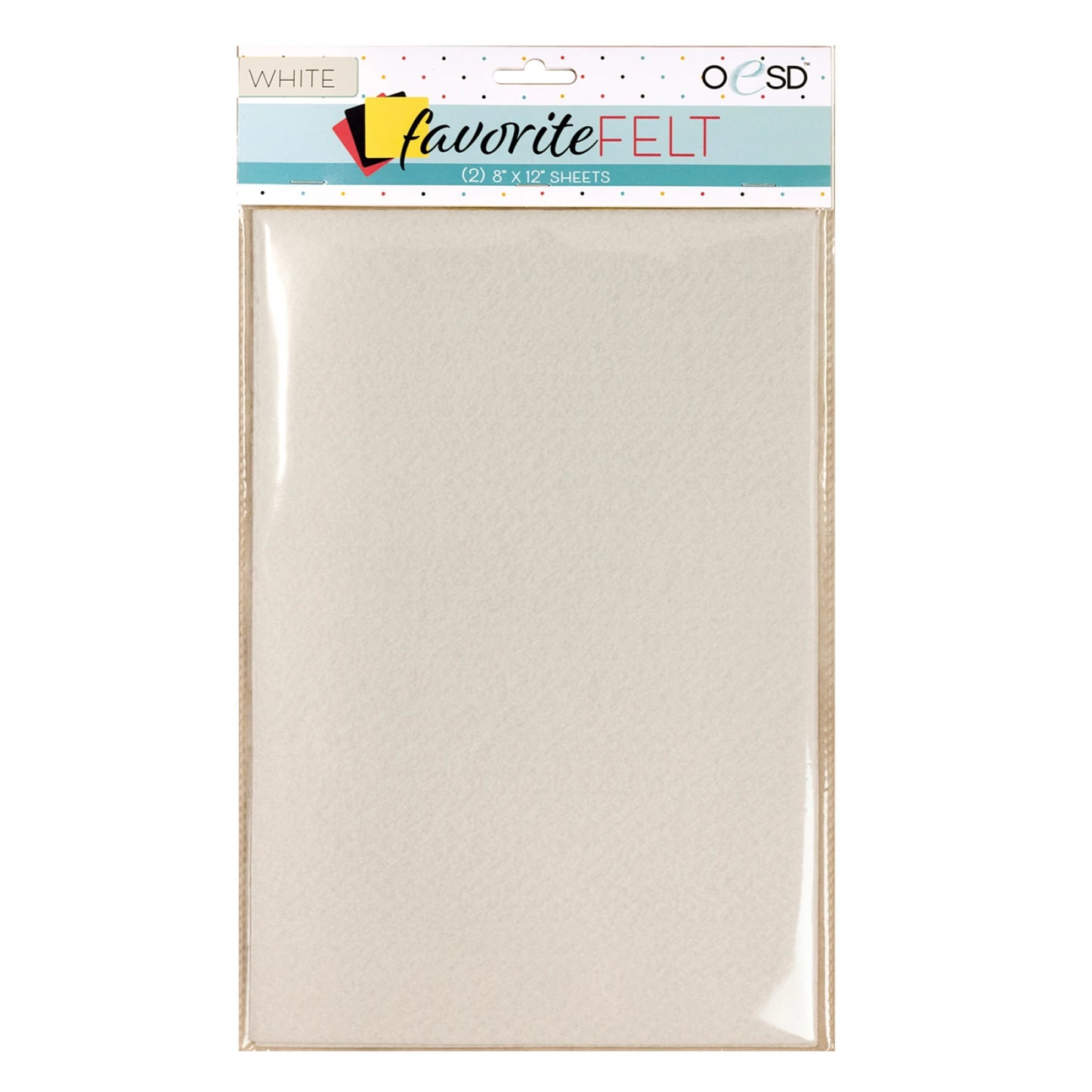 OESD Favorite Felt White 2pk # FELTWHITE - Special Order