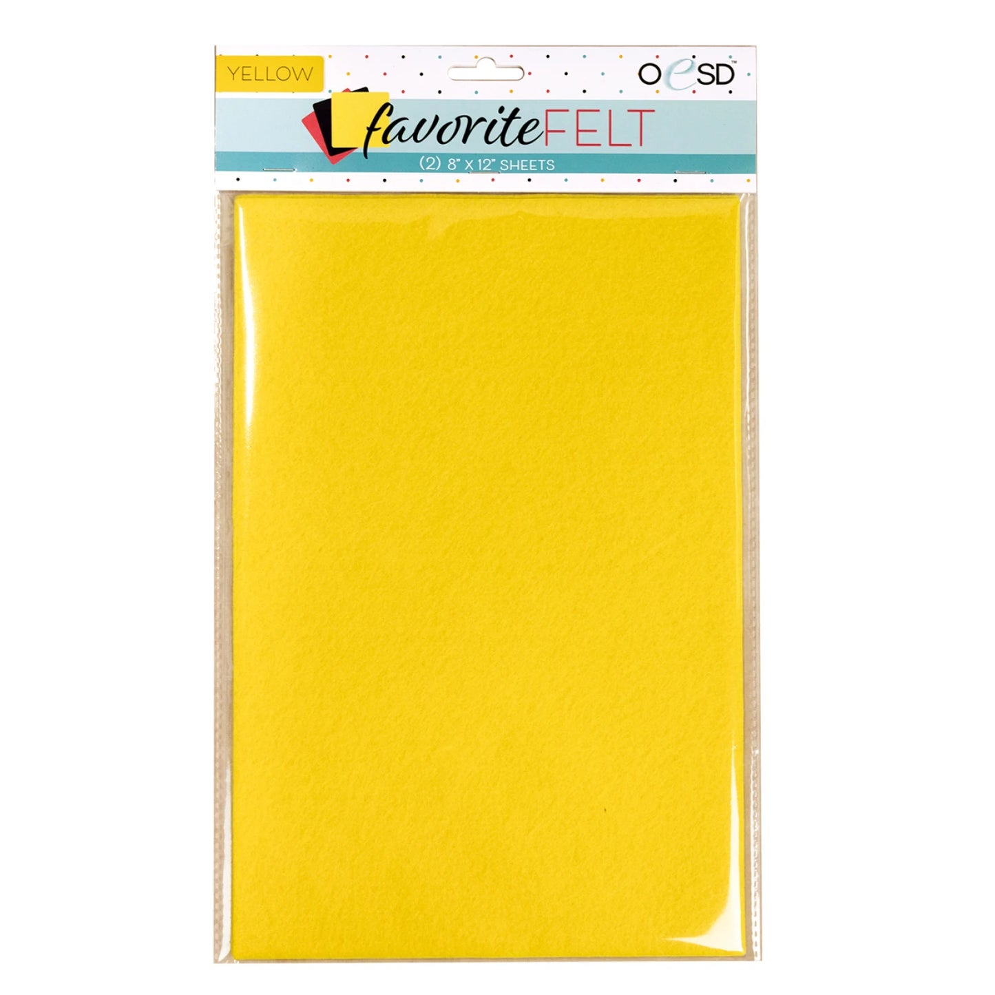 OESD Favorite Felt Yellow 2pk # FELTYELLOW - Special Order