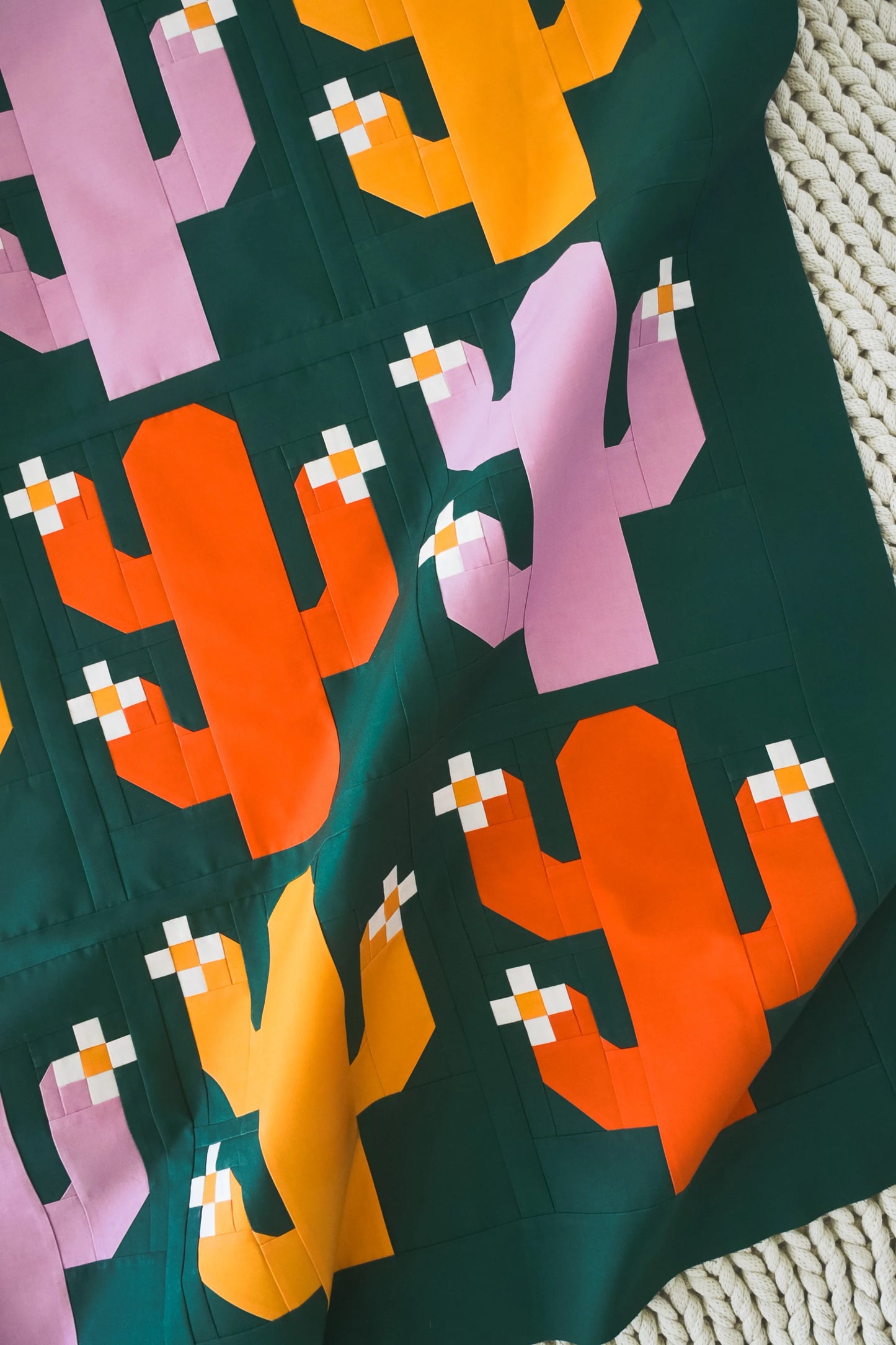 Oh My Cacti Quilt Pattern by Pen + Paper Patterns