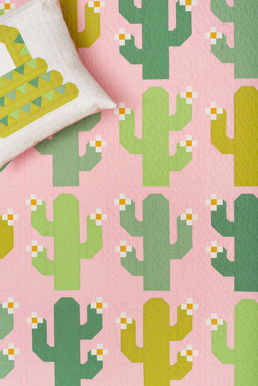 Oh My Cacti Quilt Pattern by Pen + Paper Patterns