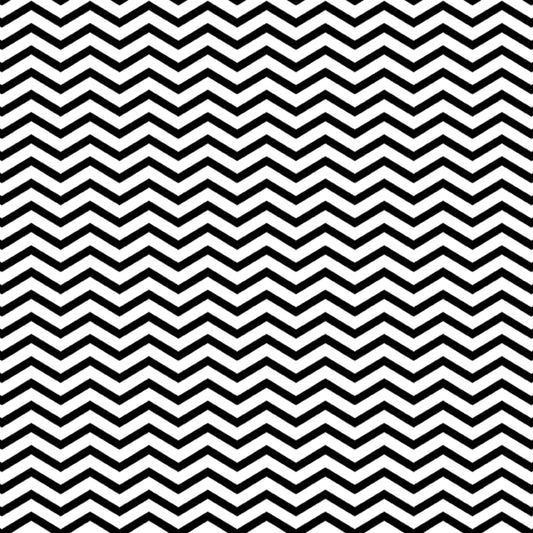 Oh Willie, You're So Fine by Chelsea DesignWorks : Chevron White/Black 9493-09