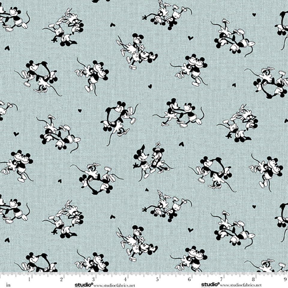 Oh Willie, You're So Fine by Chelsea DesignWorks : Dancing on Chambray Blue Chambray 9491-19
