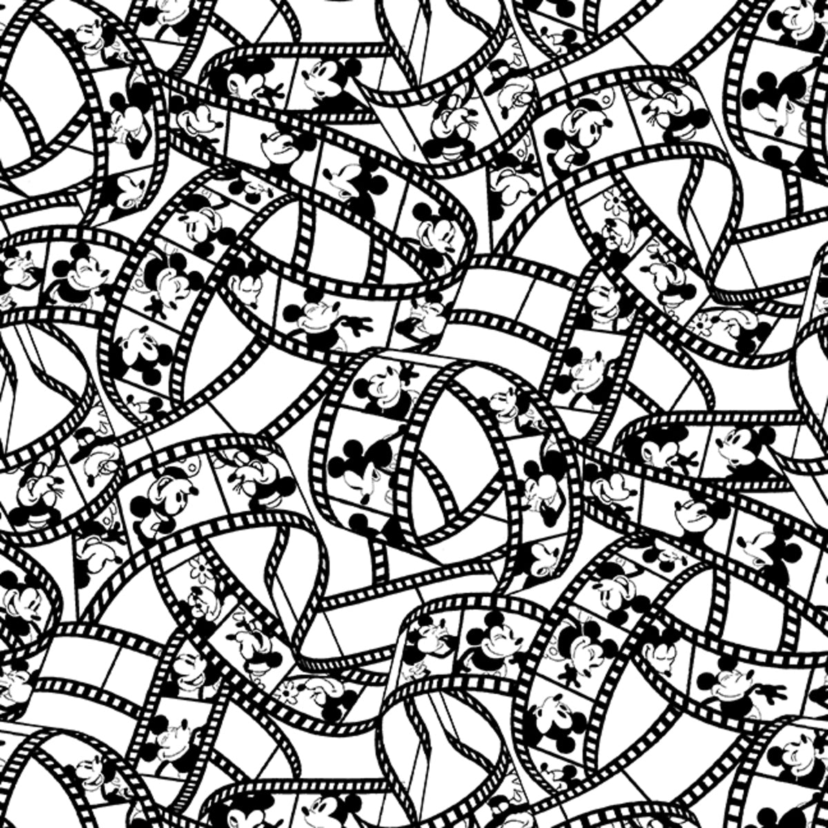 Oh Willie, You're So Fine by Chelsea DesignWorks : Film Ribbon White/Black 9495-09