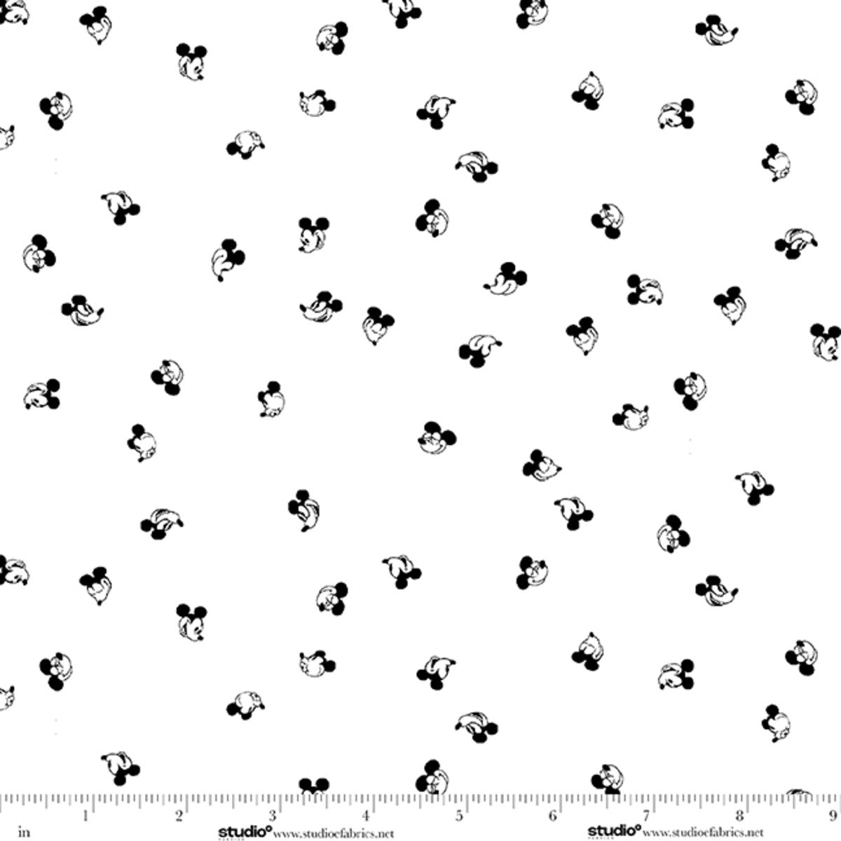 Oh Willie, You're So Fine by Chelsea DesignWorks : Small Tossed Heads White/Black 9497-09
