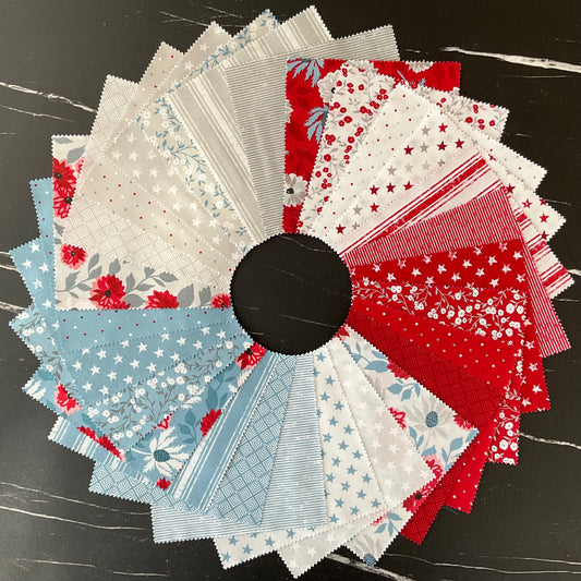 Old Glory by Lella Boutique : Mini Charm Pack