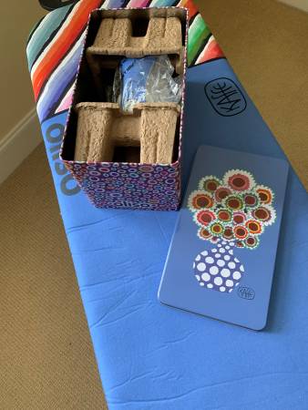 Oliso Mini Iron With Trivet Kaffe Fassett # M3PRO-KAFFE - Special Order