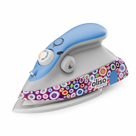 Oliso Mini Iron With Trivet Kaffe Fassett # M3PRO-KAFFE - Special Order