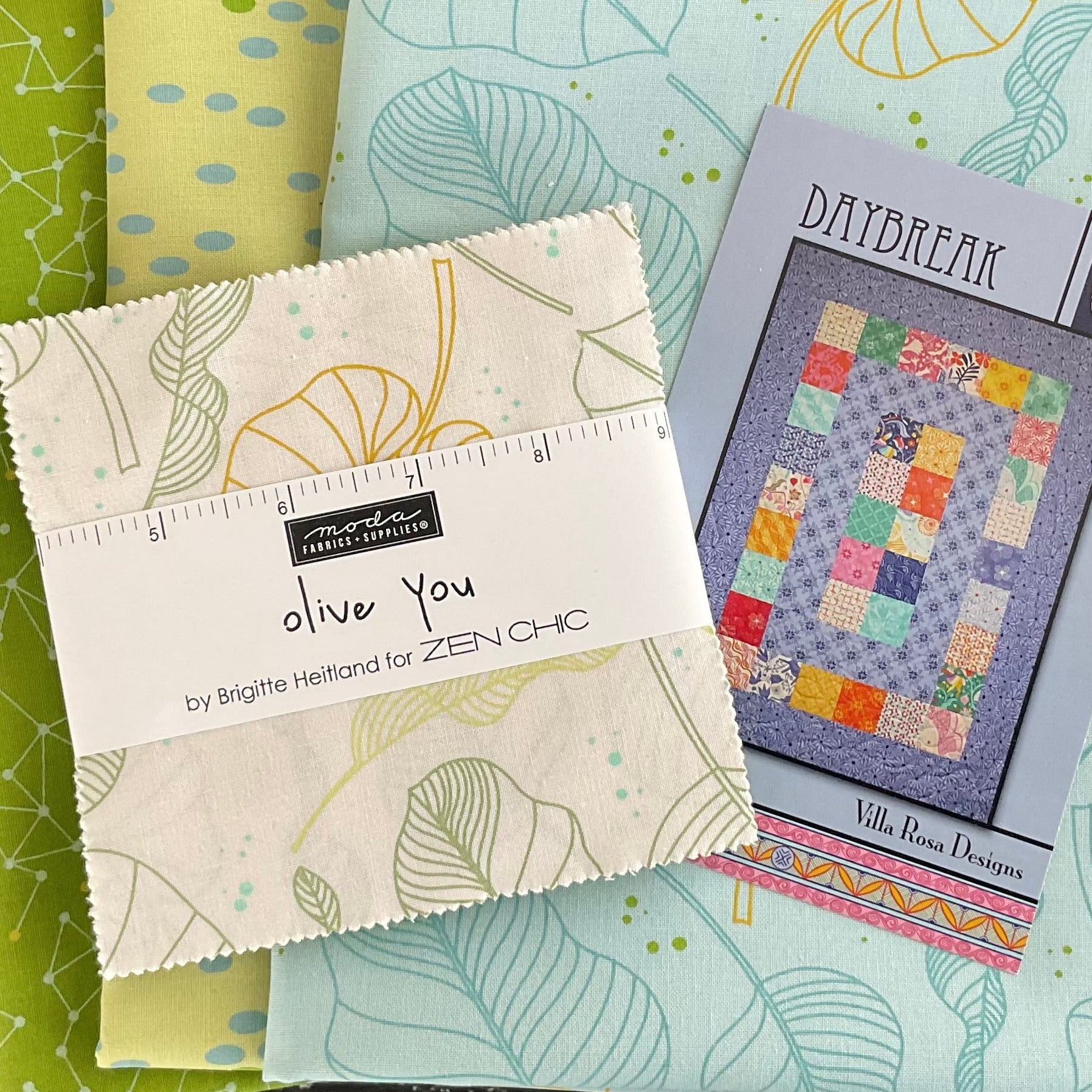 Olive You by Zen Chic - Day Break Quilt