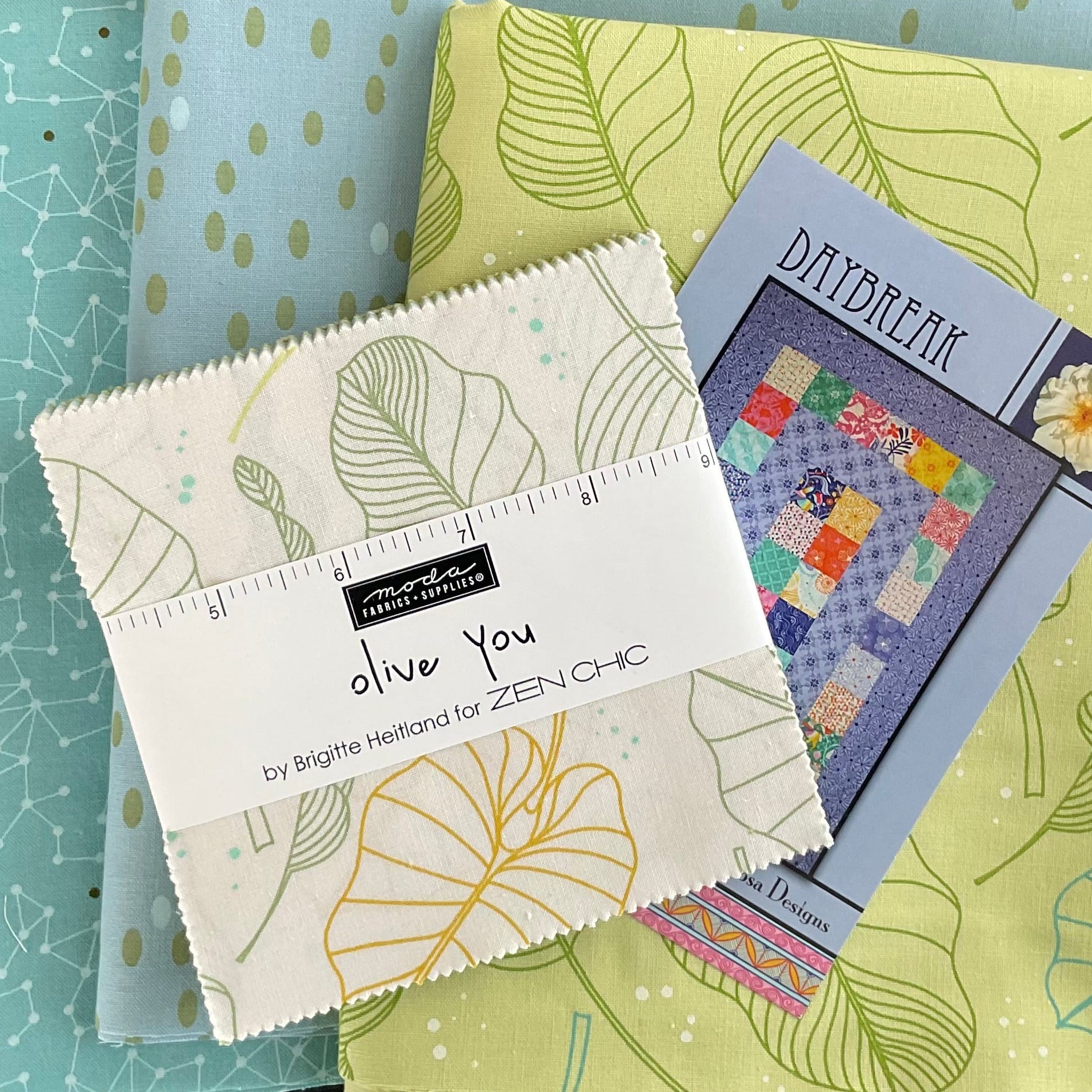 Olive You by Zen Chic - Day Break Quilt