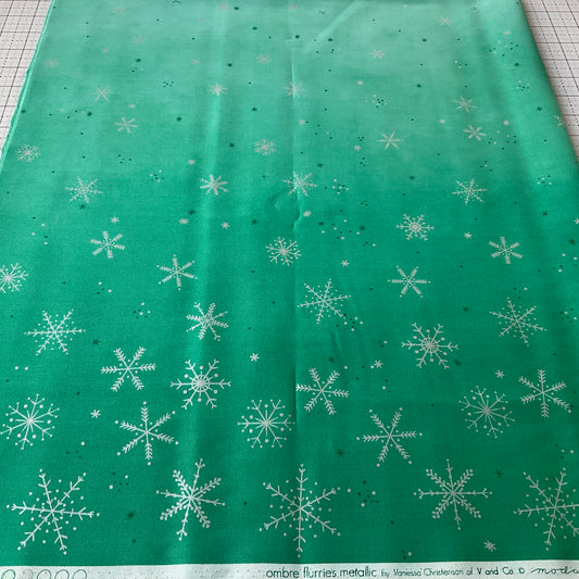Ombre Flurries by V and Co. - Teal 10874 31MS