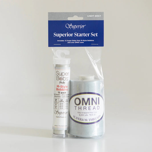 Omni and M-Style Super Bob Starter Set Light Gray # 134-SET-LGRY - Special Order