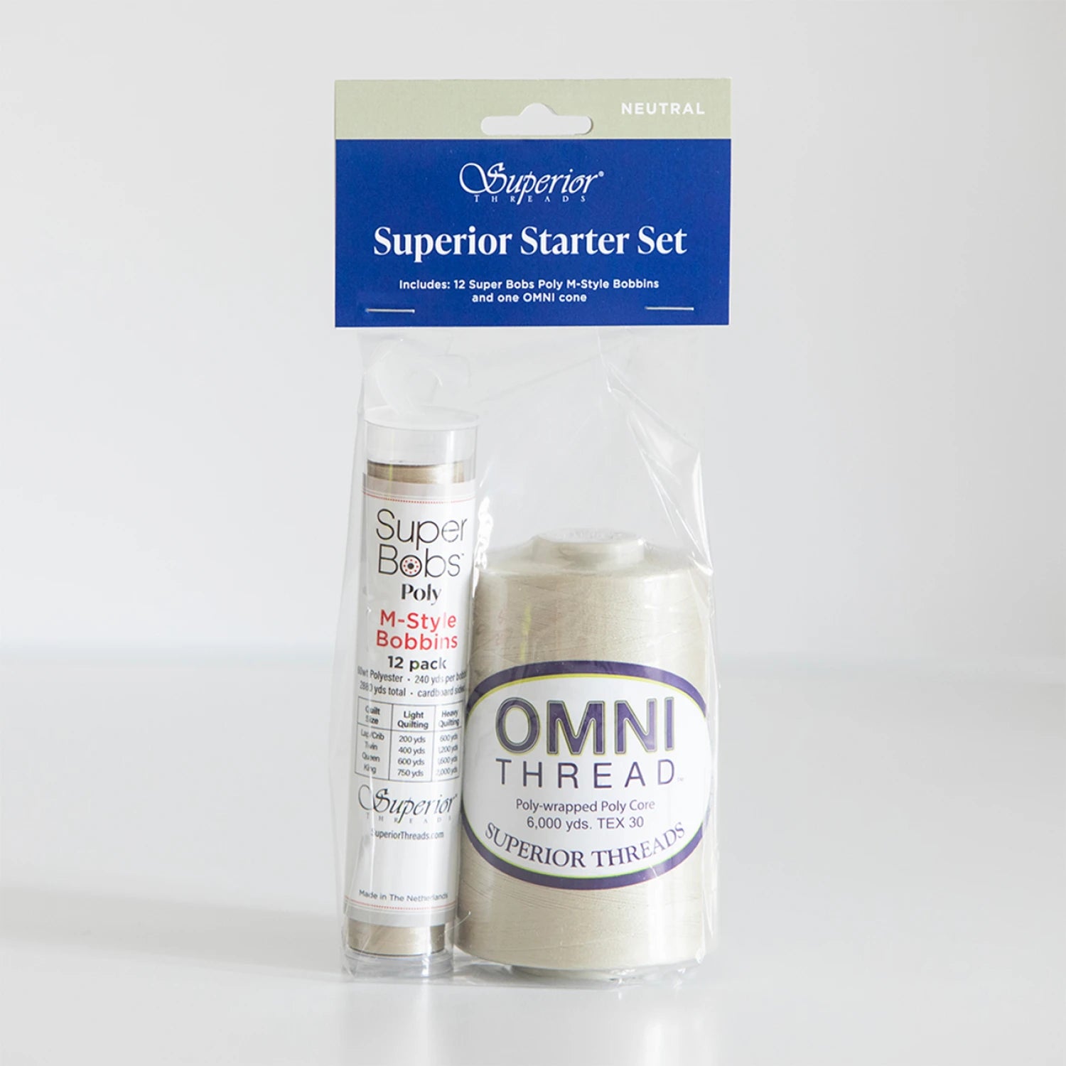Omni and M-Style Super Bob Starter Set Neutral # 134-SET-NRL - Special Order