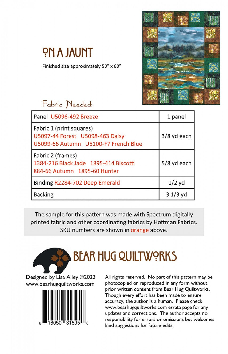 On A Jaunt # BHQ-244 - Special Order