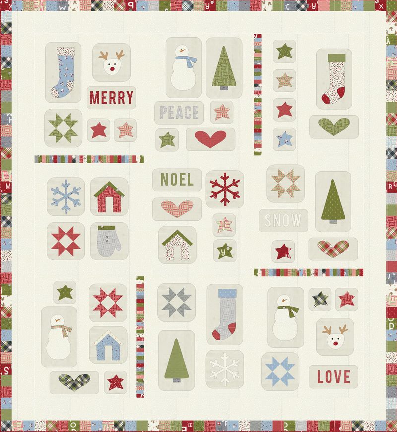 On Dasher by Sweetwater : Up North Quilt Kit