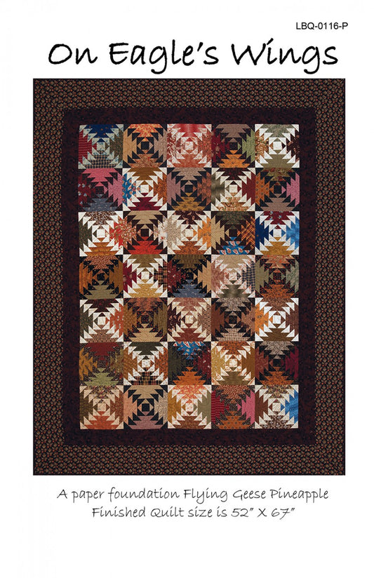 On Eagles Wings Quilt Pattern by Laundry Basket Quilts
