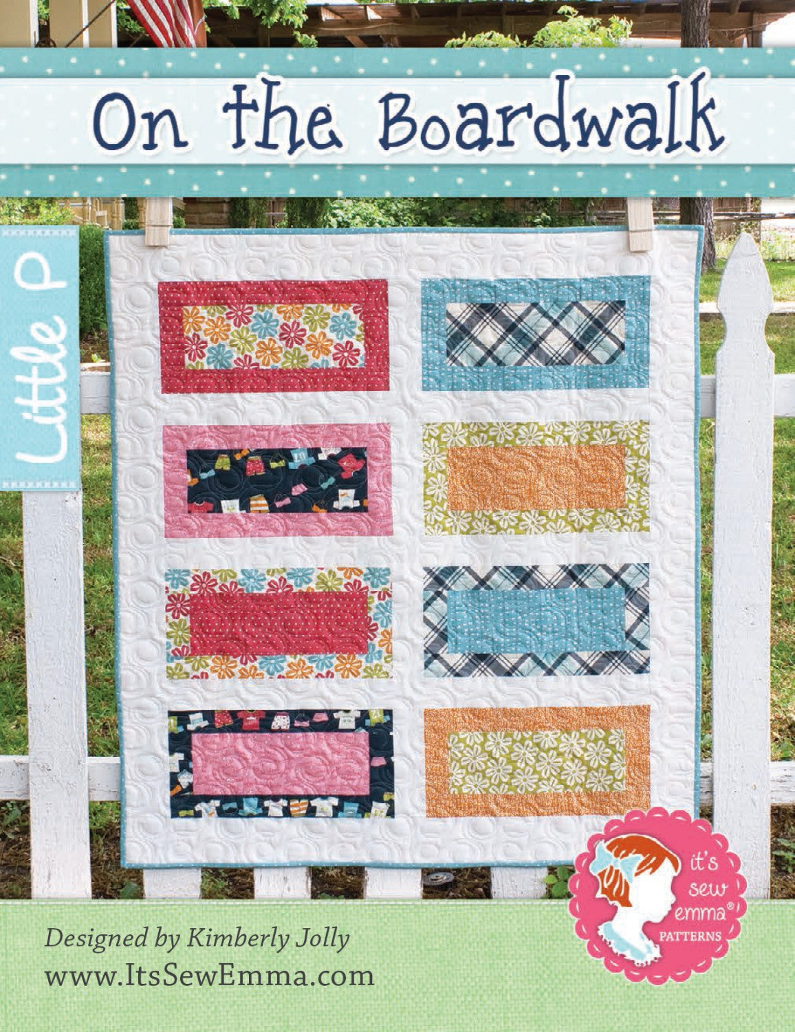 On The Boardwalk Quilt Pattern by It’s Sew Emma